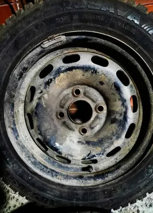 Диски металлические колеса на форд (4 х 108). б/у за 5 шт.5 фото