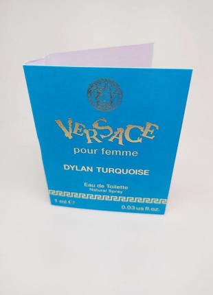 Пробник versace dylan turquoise pour femme