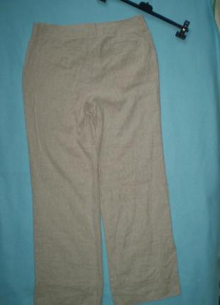 Новые летние брюки soon95114 l лён с хлопком, светлые брюки бежевые8 фото