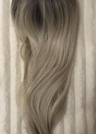 Брак! парик синтетический,блонд,с чёлкой