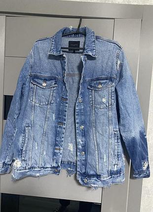 Джинсова куртка ,джинсовка zara