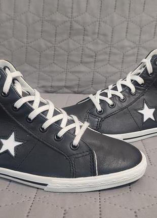 Кожаные кеды converse one star, 37 р., 22,5-23,5 см