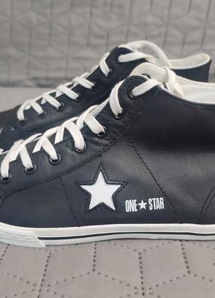 Шкіряні кеди converse one star, 37 р., 22,5-23,5 см2 фото