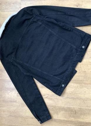 Джинсова куртка, джинсовка, шерпа8 фото
