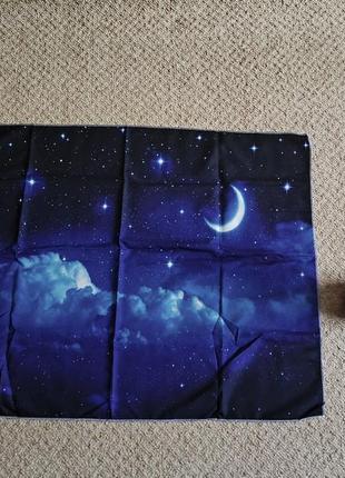 Гобелен с луной и звездным небом. оплата на карту.
