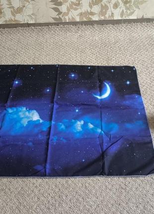 Гобелен с луной и звездным небом. оплата на карту.