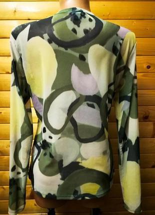 184.лаконічна блузка в принт модного бренду з швеції monki, вир-во туреччина3 фото