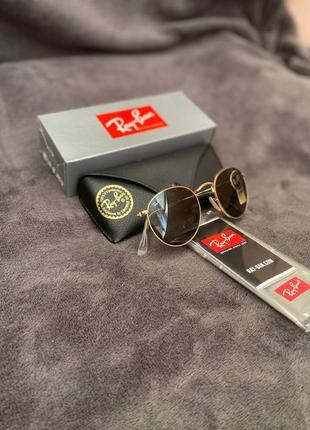 Солнцезащитные очки rayban round metal2 фото