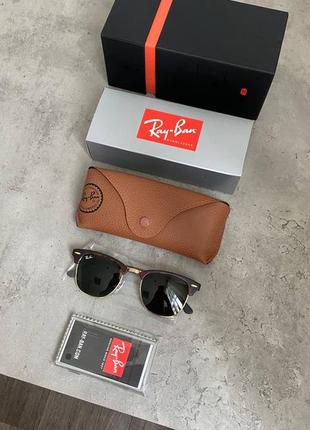 Солнцезащитные очки rayban clubmaster2 фото