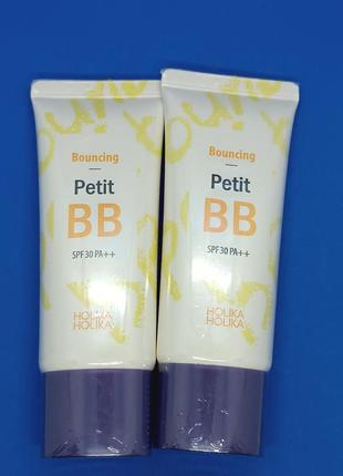 Вв-крем для обличчя holika holika bouncing petit bв cream spf 30 ра ++, 30 мл

 холика bb крем1 фото