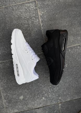 Класичні air max 90 в білому та чорному кольорі🤍🖤