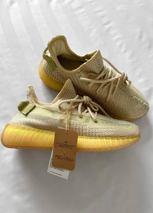 Женские кроссовки adidas yeezy boost 350 v2 flax10 фото