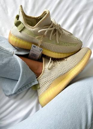 Женские кроссовки adidas yeezy boost 350 v2 flax2 фото