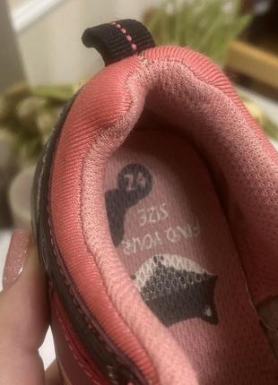 Кроссовки 24 размер для девочки розовые кроссы кожаные8 фото