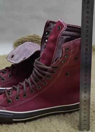 Кеды высокие замшевые оригинал винтаж converse 40р10 фото