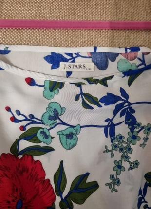 Сарафан j. stars макси с открытыми плечами в цветы