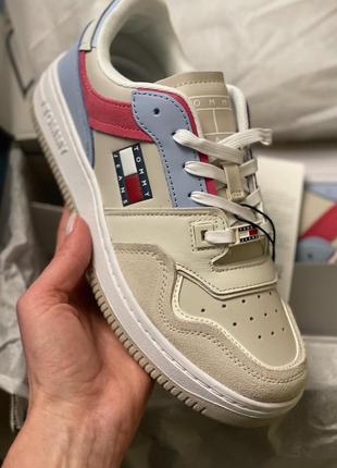 Жіночі снікери кросівки tommy hilfiger р.38,5 (pop color cupsole sneaker)4 фото