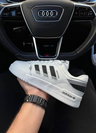 Мужские кроссовки adidas originals drop step white black