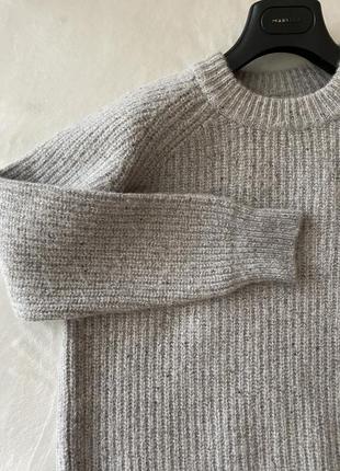 Superdry 🩶 шерстяной rib knit свитер оверсайз5 фото