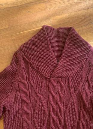Бомбезный свитер цвет бургунд от colin's m p.