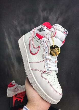 Женские кроссовки jordan 1 high люкс качество10 фото