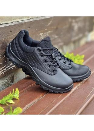 Шкіряні водонерооникнені на мембрані gore-tex чоловічі кросівки ecco professional pro 2.0 gtx 39-40 розмір