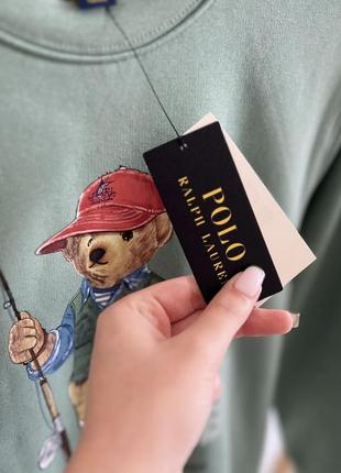 Свитшот кофта polo bear by ralph lauren4 фото