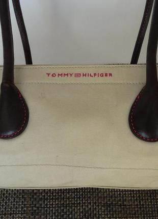 Tommy hilfiger сумки текстиль шкіра1 фото