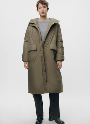 Пуфер zara колекція zara women1 фото