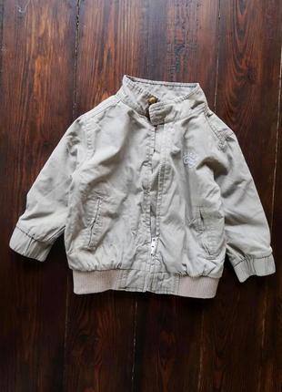 Демисезонная куртка ветровка без утеплителя на х/б подкладке