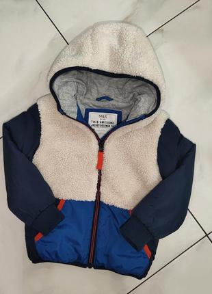 Демисезонная куртка на мальчика m&s 2-3 года (92-98см)2 фото