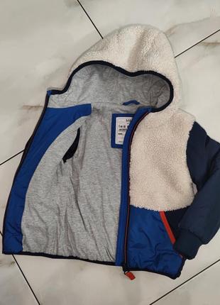 Демисезонная куртка на мальчика m&s 2-3 года (92-98см)7 фото
