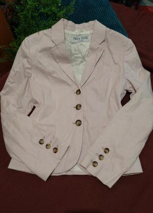 Пиджак розовый нежный paola licchi2 фото
