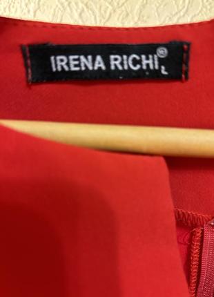 Червона сукні irena richi3 фото