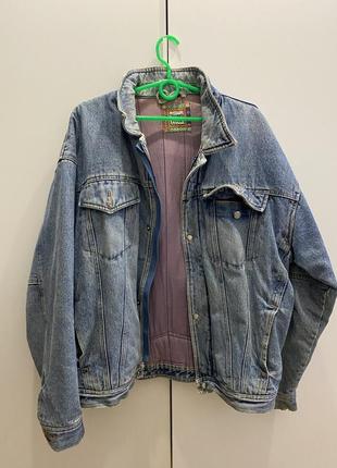 Винтажная джинсовая куртка