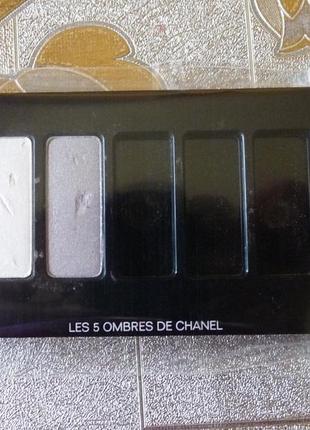 Тени chanel les 5 ombres de chanel eyeshadow palette два цвета в наличии, фото реальное