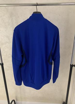 Олимпийка синяя adidas tiro19 training jacket blue dt5271 с полосками5 фото