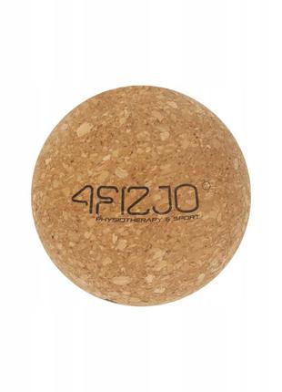 Масажний м'яч 4fizjo lacrosse ball cork 6.5 см 4fj0567