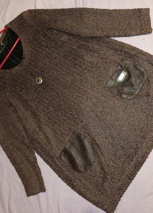 Эффектная,стрейч,блузка-туника с карманами,большого размера,de miguel,испания5 фото
