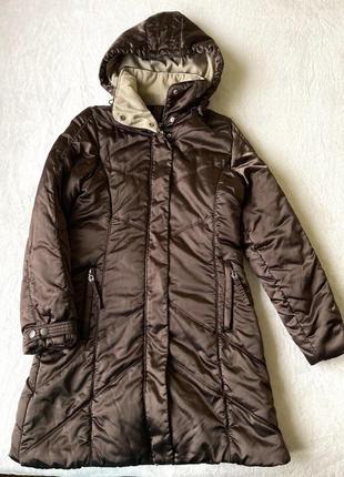 Брендовий пуховик luhta р.38 утеплена куртка пальто преміум в стилі  bogner, moncler