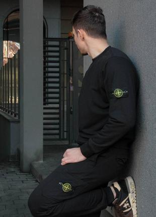 Штани&nbsp; фліс stone island utility track3 фото