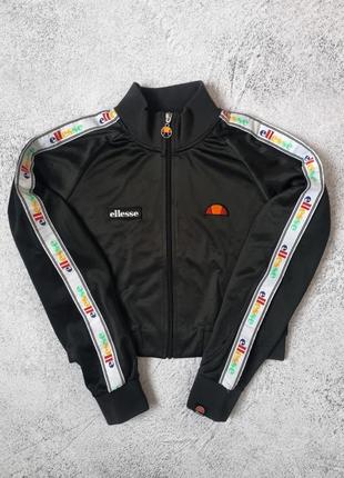 Олимпійка вітровка худі кофта на лампасах ellesse nike the north face(us 6 s/m)1 фото