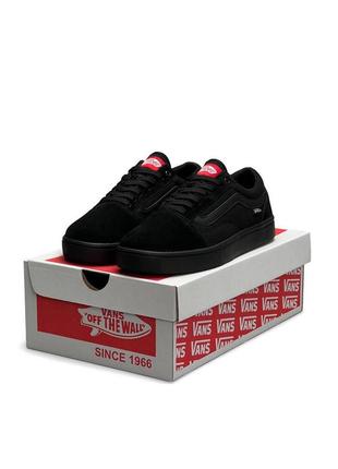 Мужские кроссовки vans old skool all black