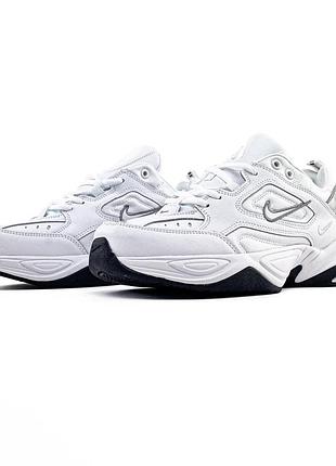 Мужские кроссовки nike m2k tekno "white/black#найк