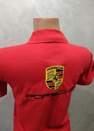 517. комфортное красное поло немецкого бренда porshe4 фото