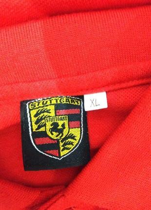 517. комфортное красное поло немецкого бренда porshe6 фото