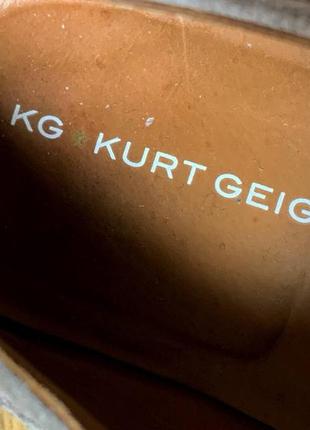 Kg kurt geiger дербі броги замша9 фото