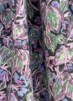 Костюм юбка рубашка юбка в цветы joanna frances винтаж, ретро этно бохо, хиппи8 фото