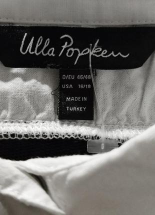 Ulla popken хлопковая рубашка лонгслив вышивка /8824/4 фото