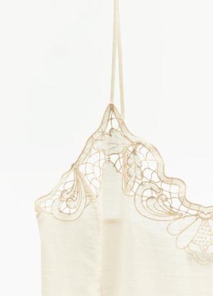 Сукня міді  в білизняному стилі розмір м zara6 фото